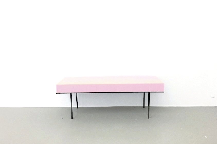 Claudia Piepenbrock: Benches [3-piece], 2017, steel, foam, each 65 x 50 x 150 cm 
/Work Group In Accent

